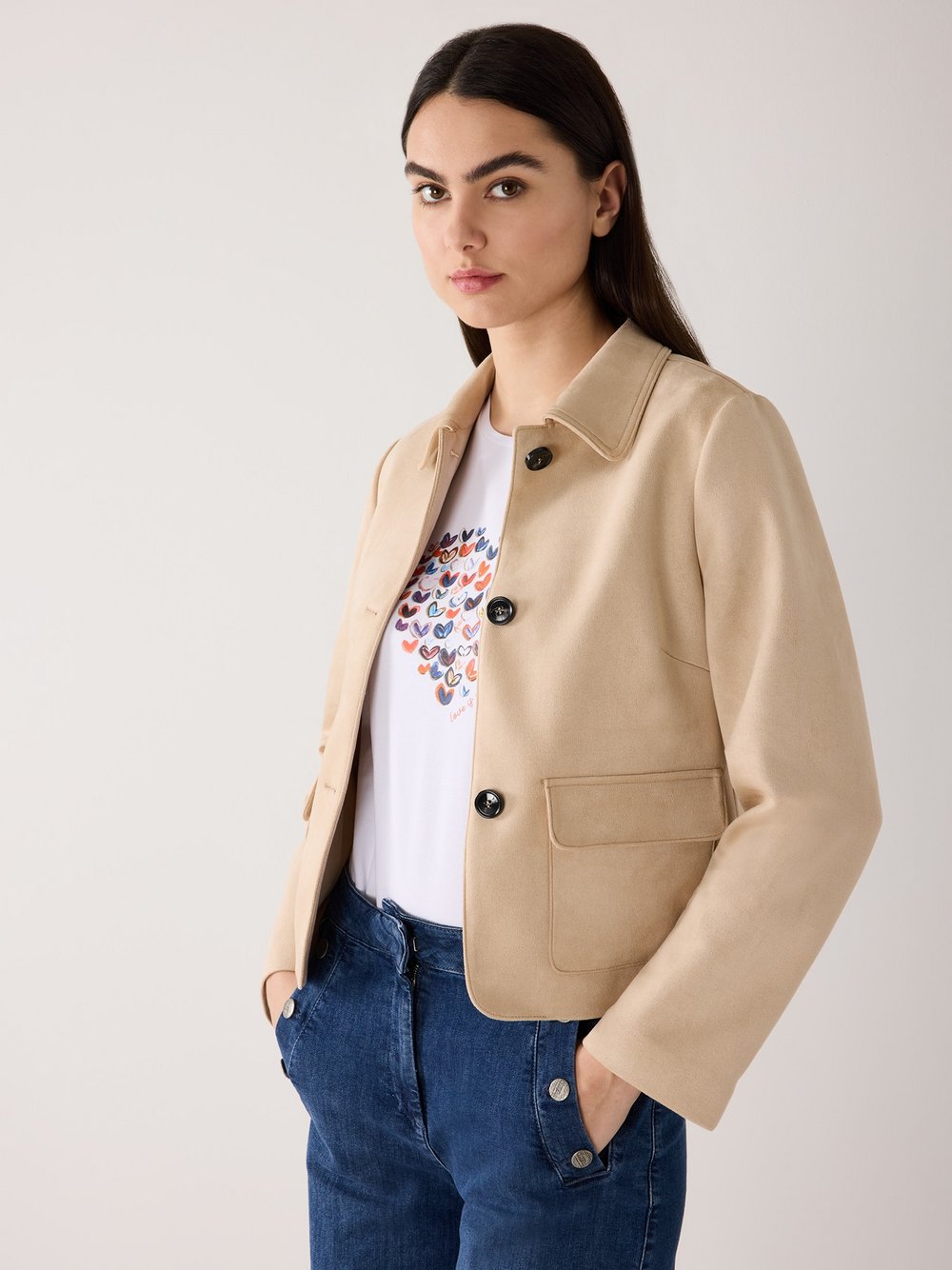 More & More T-Shirt Damen weiß, 36 Image