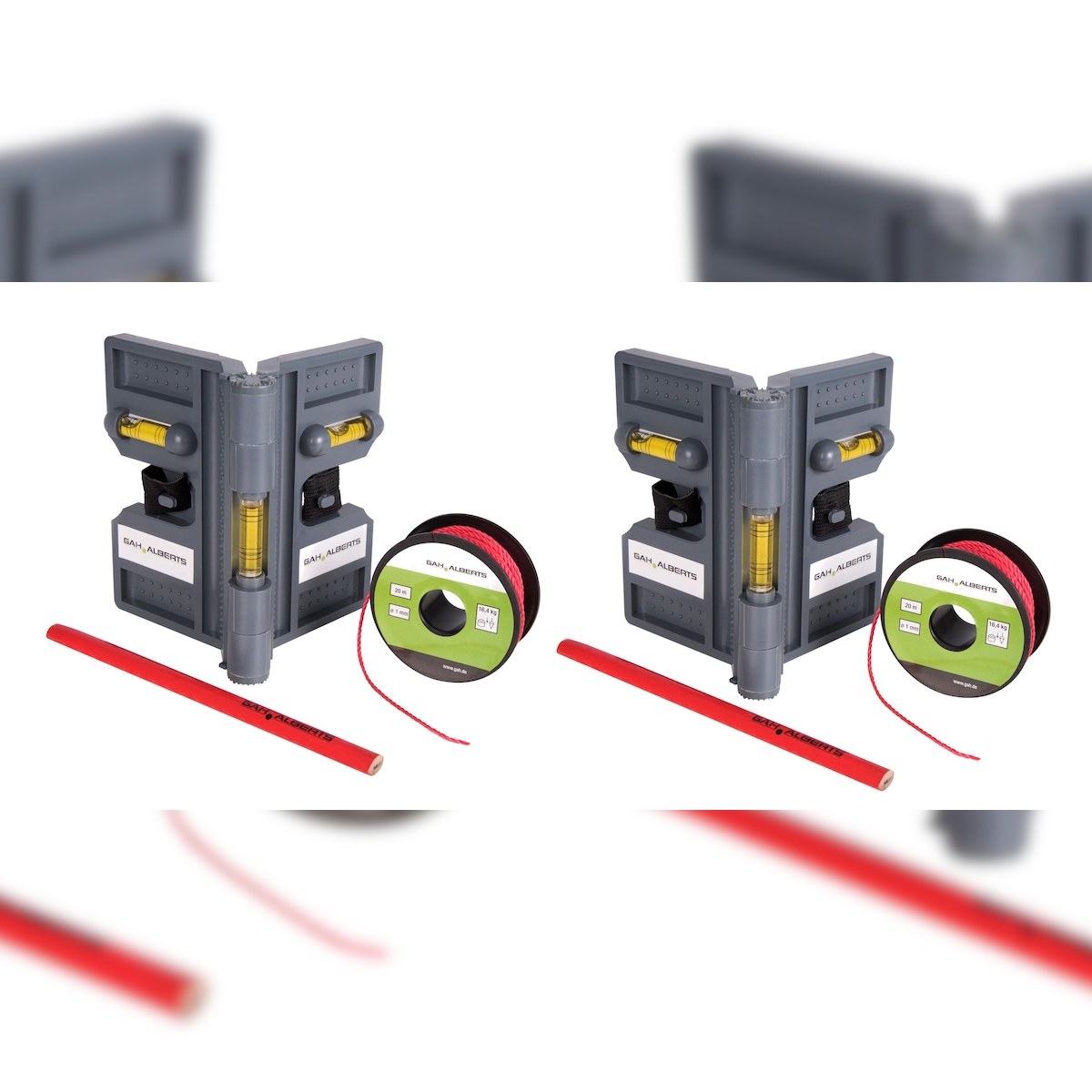 Alberts 2 x Montagehilfe für Pfostenträger, Bodenhülsen und Metallpfosten, Kunststoff, grau Image