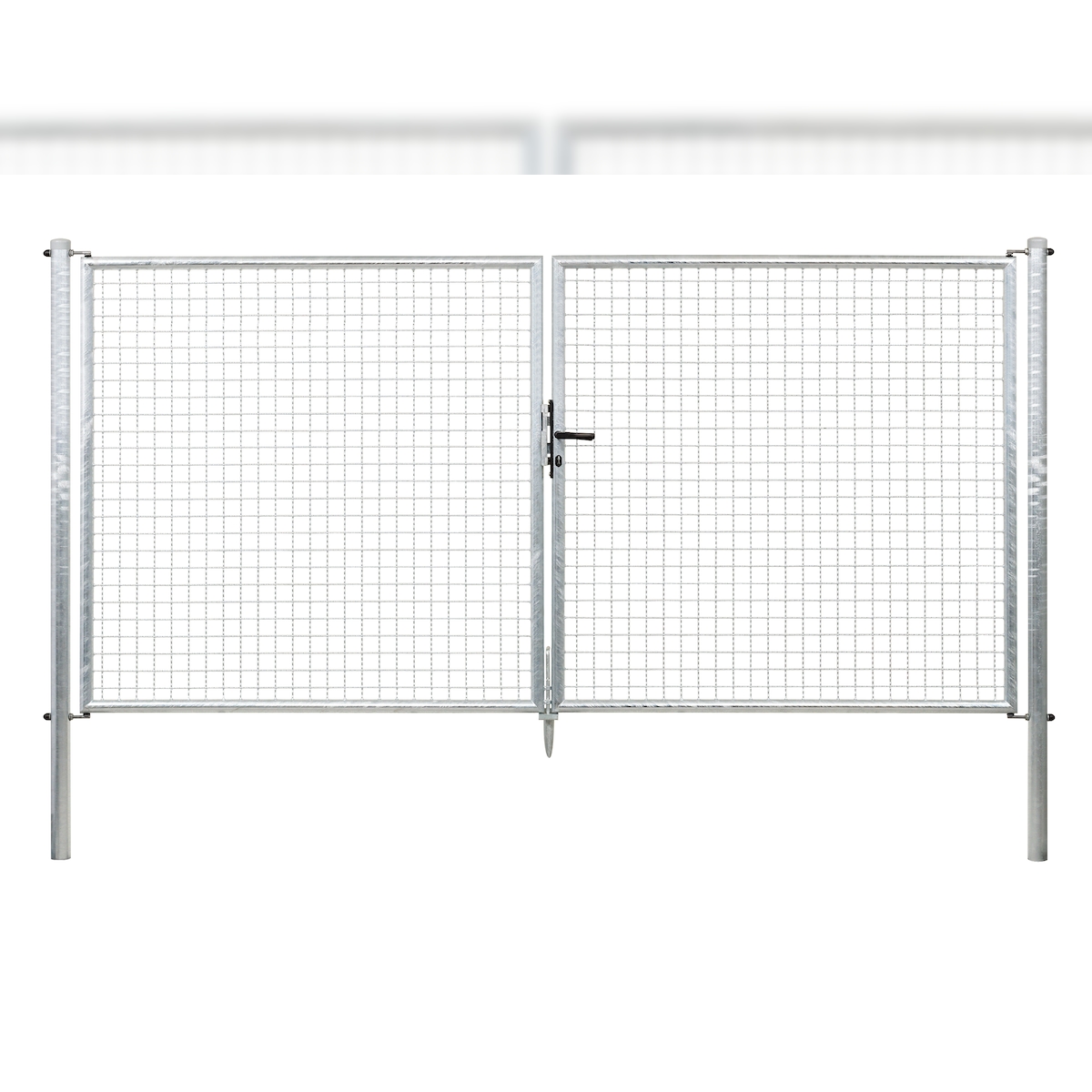 Alberts 602963 Wellengitter-Doppeltor, anthrazit-metallic, Breite 300 cm, Höhe 100 cm Image