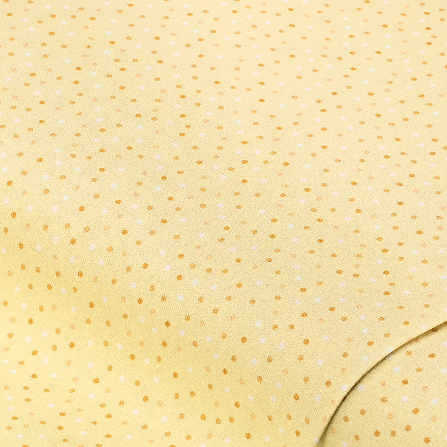 Baumwollstoff Pünktchen „Dana“, gelb-color