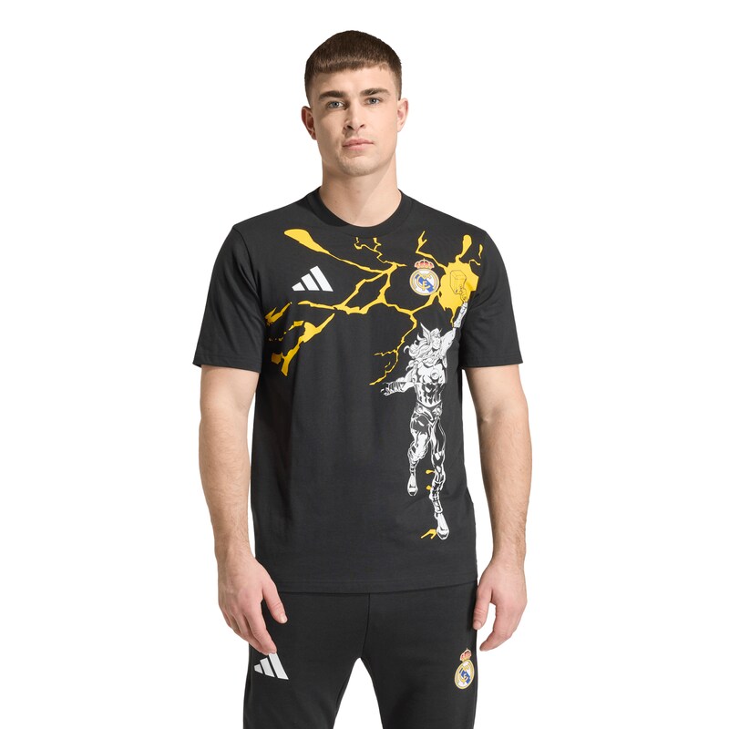 Real Madrid adidas Marvel T-Shirt - Schwarz Image