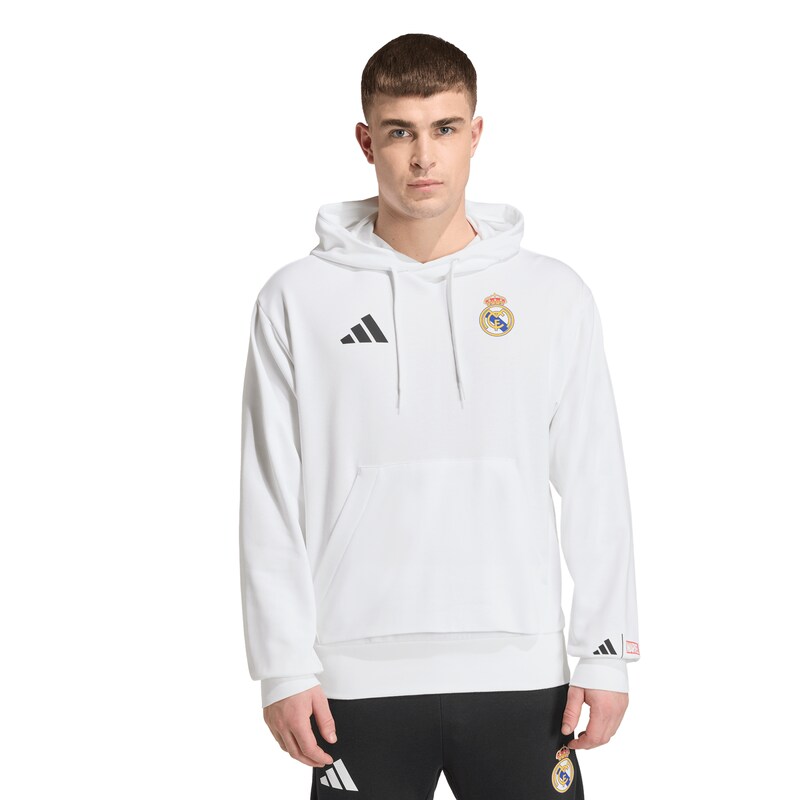 Real Madrid adidas Marvel Hoodie – Weiß Image
