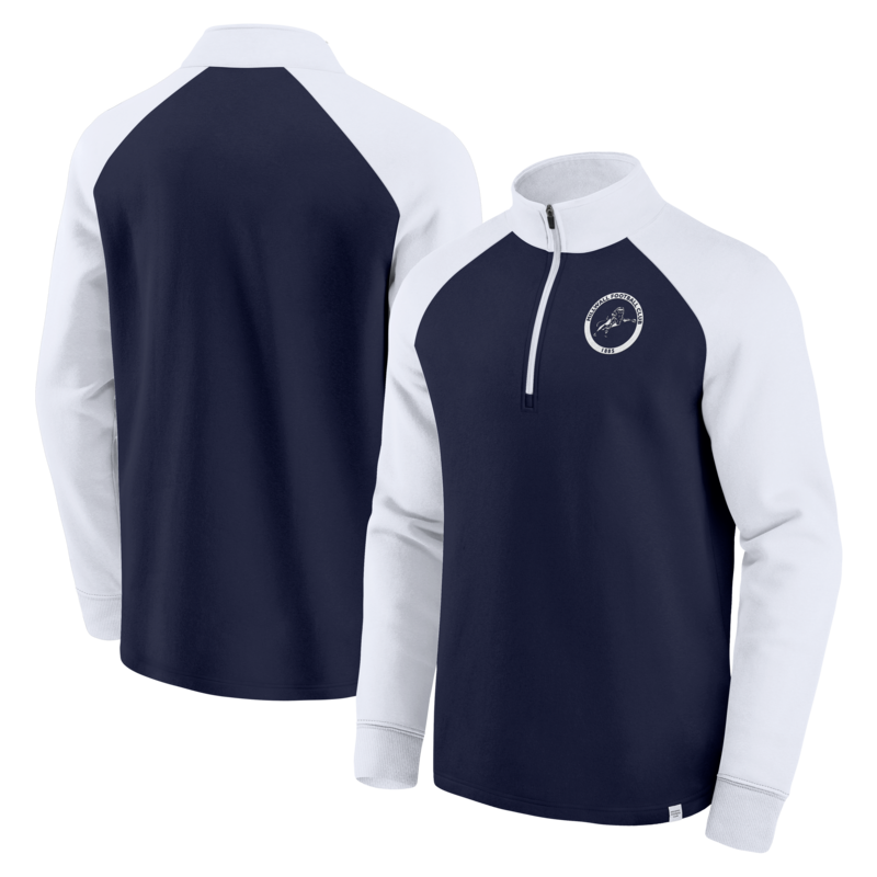 Millwall Sweatshirt mit 1/4-Reißverschluss – Maritimes Blau Image