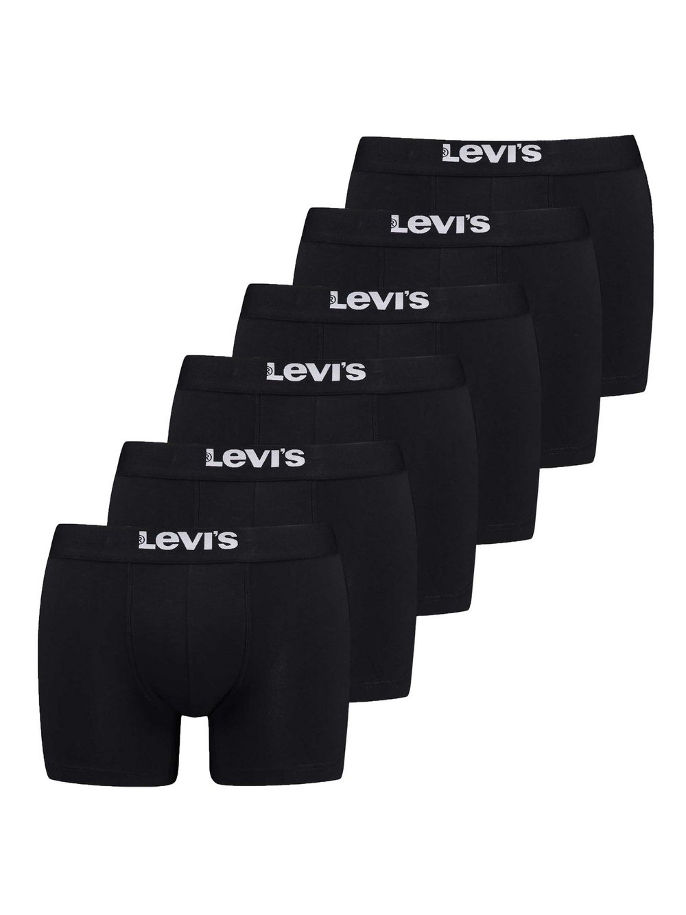 Levi's Boxershort 6er Pack Herren schwarz, M Image