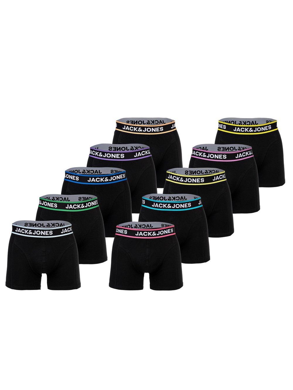 Jack & Jones Boxershort 10er Pack Herren schwarz, XXL Image