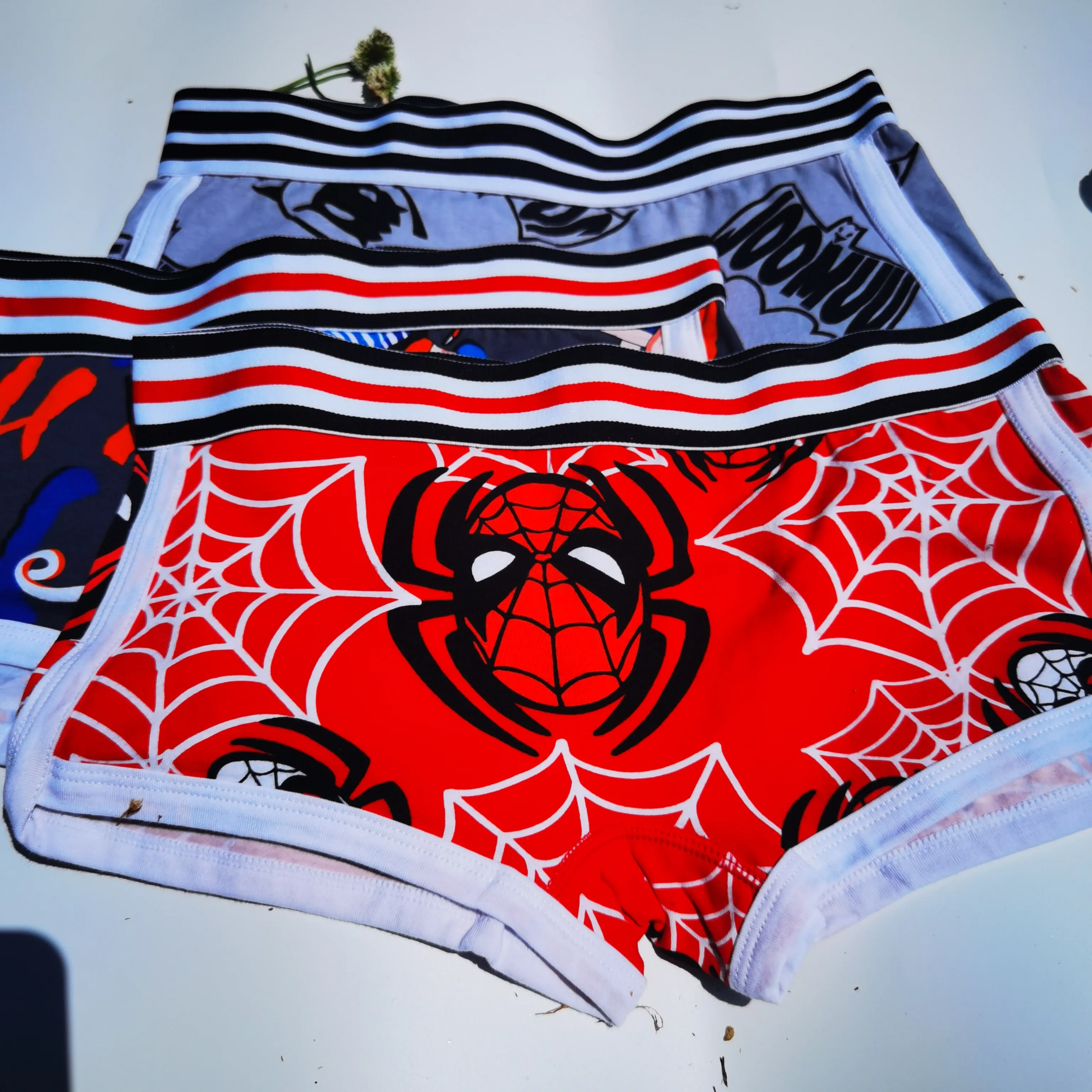 3 teile/los frauen Baumwolle Druck Cartoon Boxer Briefs Boyshort Damen Atmungsaktive Komfort Elastische Sicherheit Höschen Weibliche Unterwäsche Image