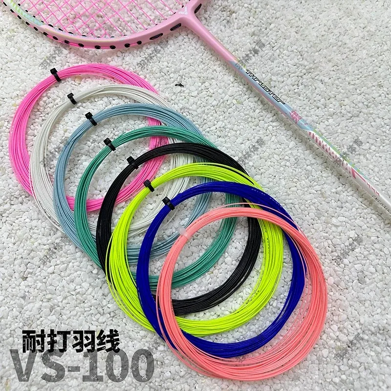 VS-100 Badmintonschlägersaiten, strapazierfähiges Nylon, 5 Stück, Originalsaite für Badmintonschläger Image