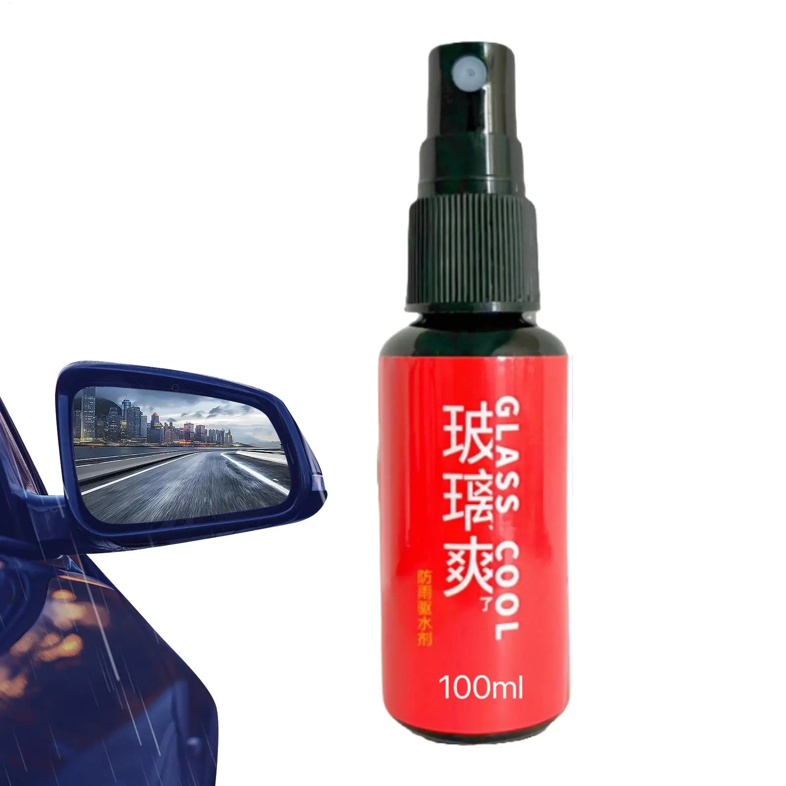 Auto Spiegel Anti Regen Mittel Fahrzeug Regendicht Spray 100 ml Glas Anti-Regen Flüssigkeit Praktische Wasserdichte Mittel Spiegel Nano beschichtung Image