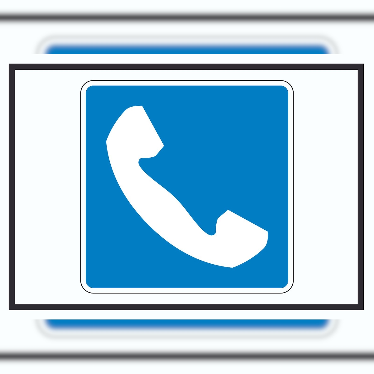 HB-Druck Fernsprech­stelle Telefon Symbol A1 (594x841mm) Image