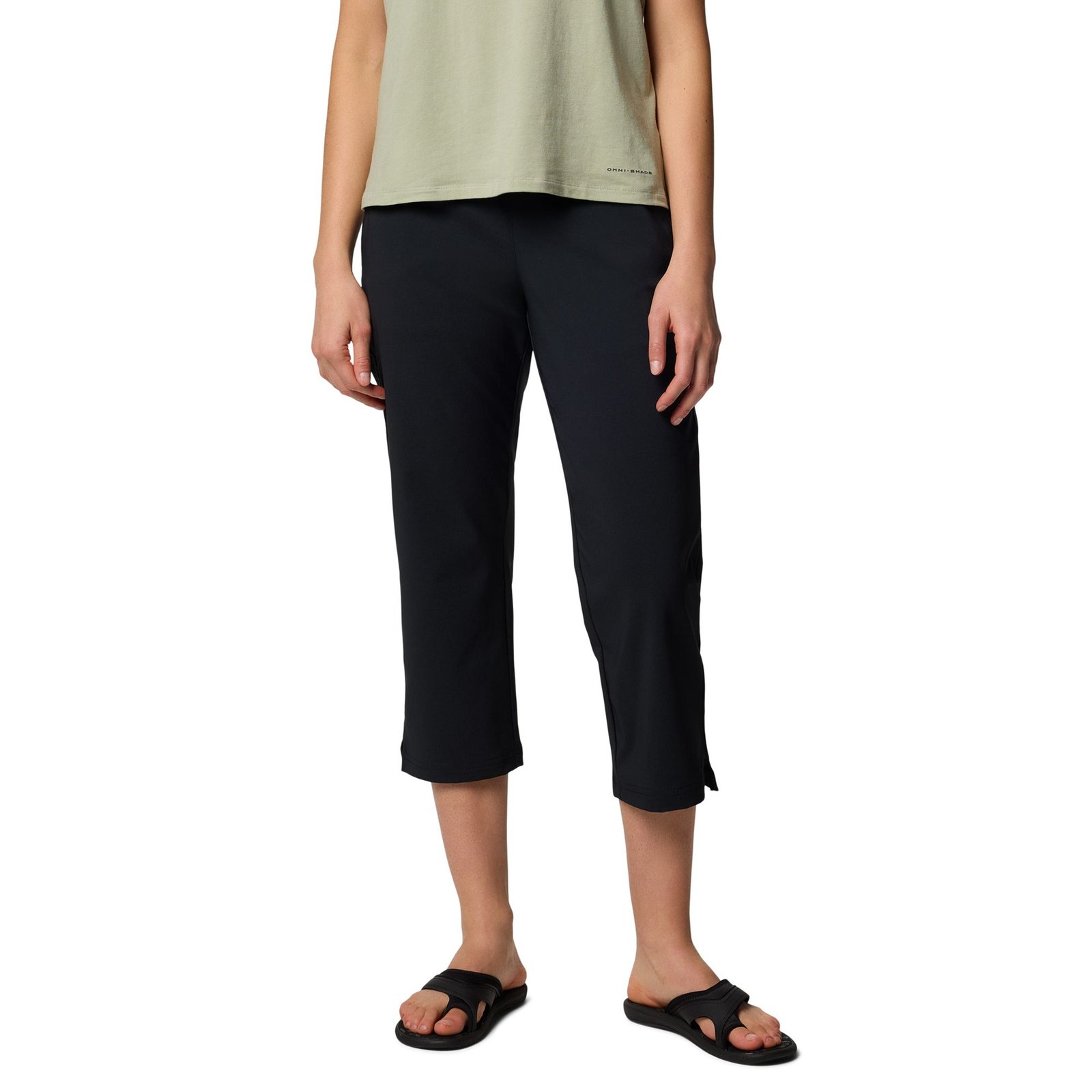 Columbia Women's All Seasons Capri (Size M) Black, Polyester