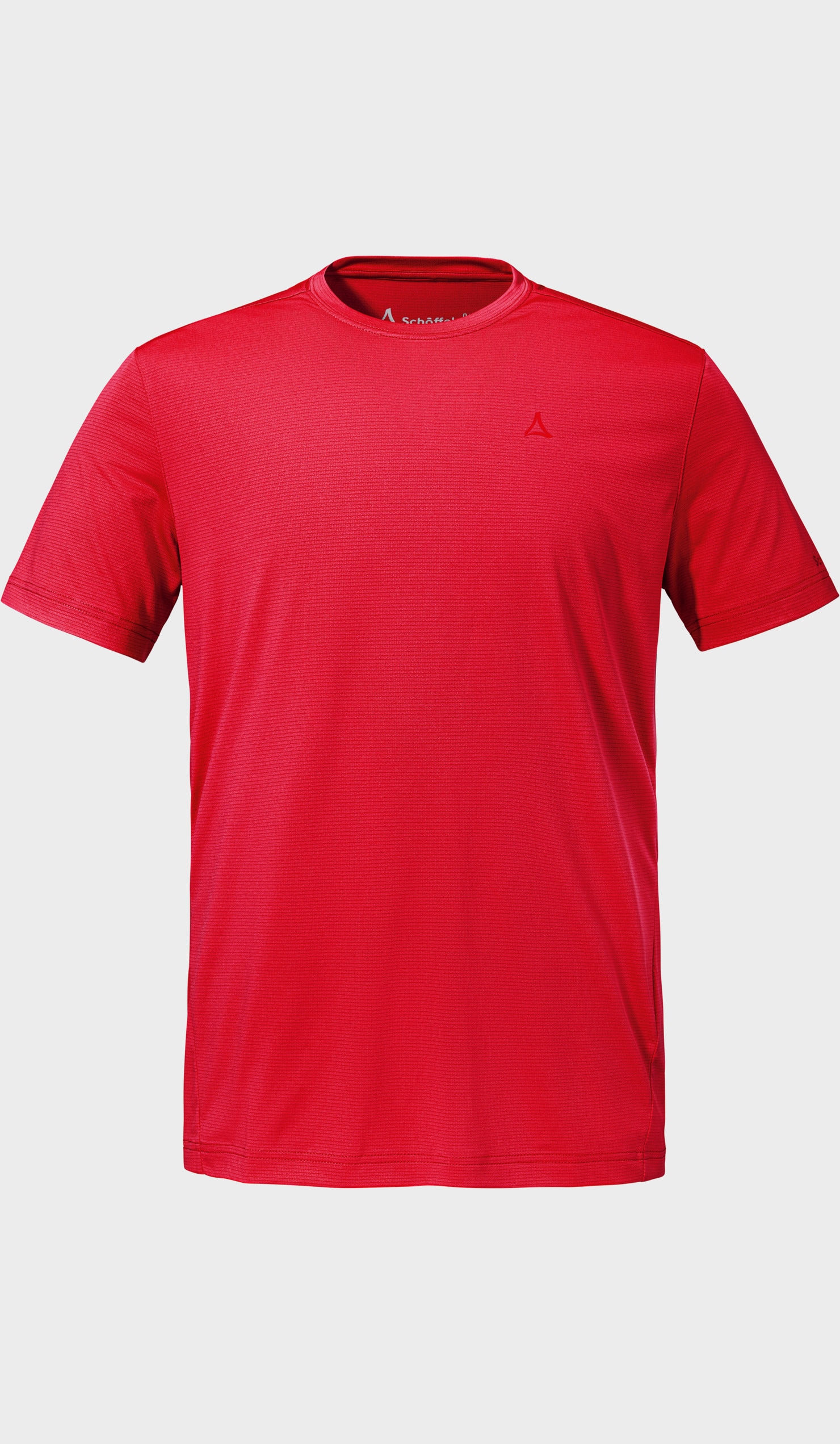 Funktionsshirt SCHÖFFEL "CIRC T Shirt Tauron M", Herren, Gr. 52, 2605, rot, Oberstoff: 100% Polyester, Rundhals, Shirts Funktionsshirt
