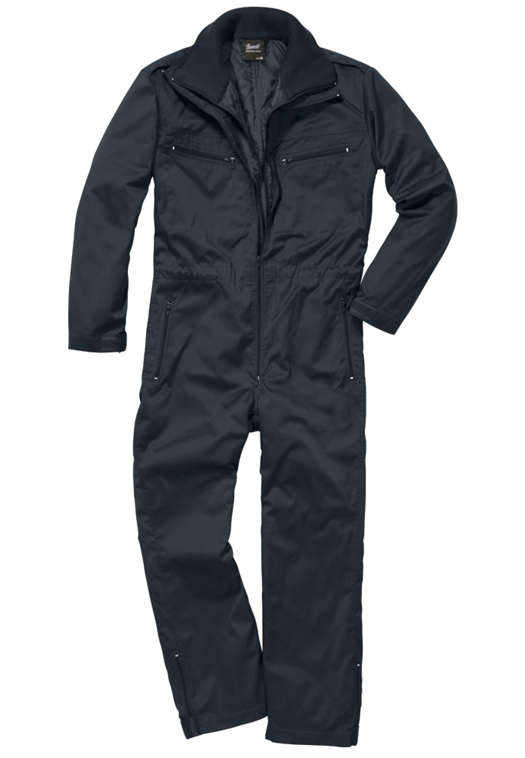 Jumpsuit BRANDIT "Brandit Herren Tank Jumpsuit", Herren, Gr. XL, US-Größen, schwarz, 65% Polyester, 35% Baumwolle, unifarben, normal, Overalls Jumpsuit