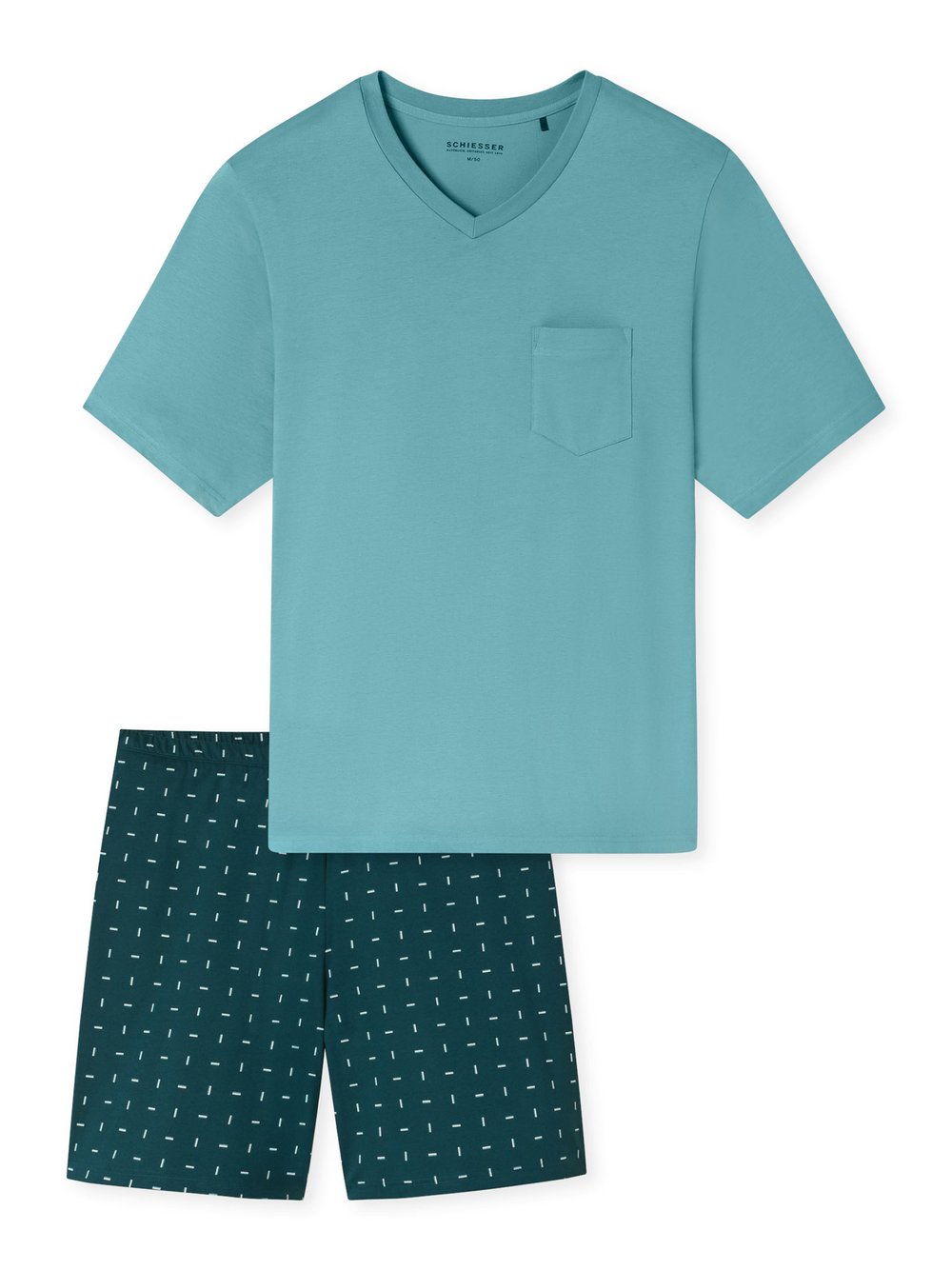Schiesser Pyjama Herren mint, 56 Image
