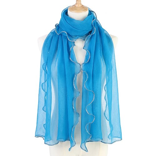 Leichter Damenschal aus Polyester – in verschiedenen Farben erhältlich, weich und elegant designt, ideal für Urlaub und Freizeit. Image