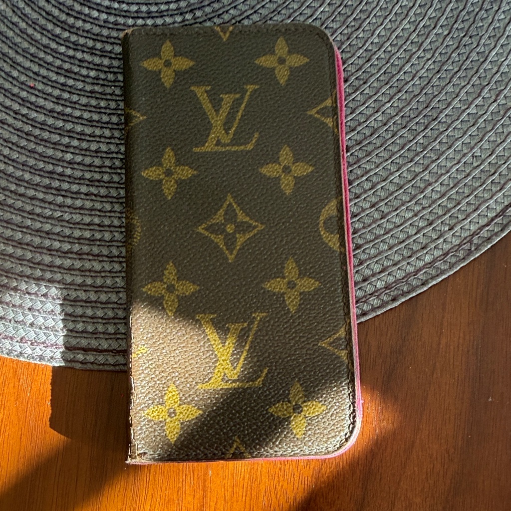 Louis Vuitton Cell Phones & Accessories | Louis Vuitton Monogram Brown And Gold Phone Case Great For Repurposing | Color: Brown/Gold | Size: Os