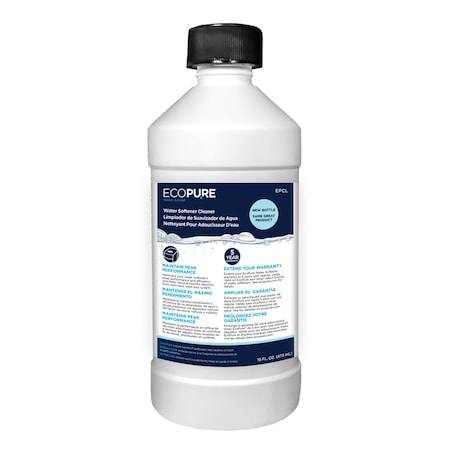 ECOPURE 7346596 EcoPure Water Solved Water Softener Cleaner Liquid 16 oz