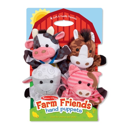 MELISSA & DOUG 9080 Farm Friends Hand Puppets
