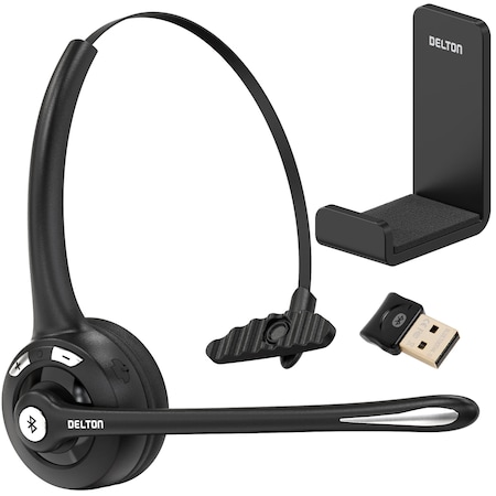 DELTON DBTHEAD10XBTDLHSAS1 10X Trucker Bluetooth Headset, Wireless Headphones