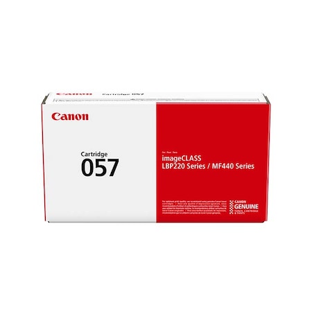 CANON 3009C001AA Canon CRG-057 Toner Cartridge 3,100 Yield