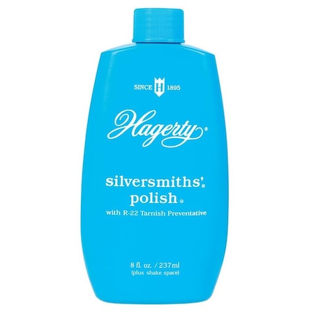 HAGERTY 10080 No Scent Silversmiths' Polish 8 oz Liquid - HAGERTY