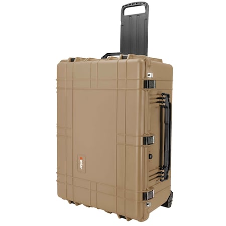 EYLAR SA00007-TAN XXL 31.5in Protective Gear Roller Case Waterproof w/ Foam Tan