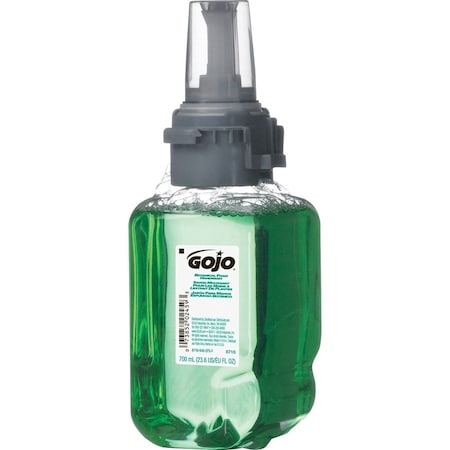 GOJO GOJ871604CT 23.7 fl oz (700 mL) ADX-7 Dispenser Refill Botanical Foam Soap
