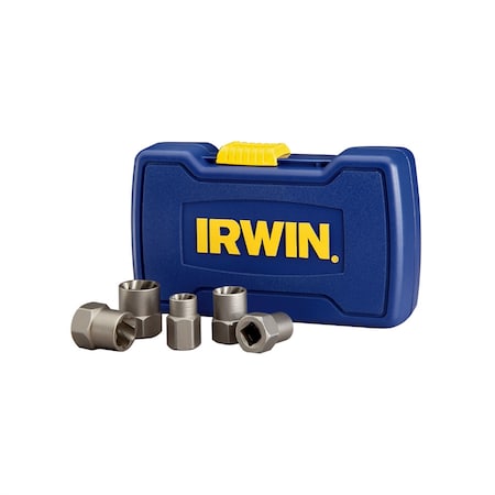 HANSON 394001 5 Piece BOLT-GRIP Bolt Extractor Base Set