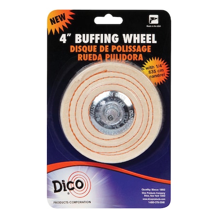 DICO 527-40-4M Cordless 4 in. Buffing Wheel