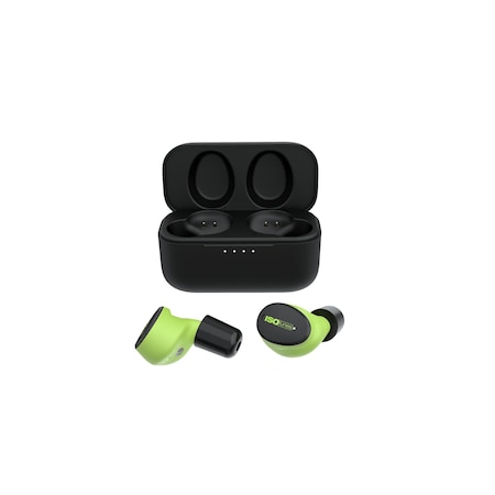ISOTUNES IT-15 Free Aware Wireless Earbuds,Safety Green