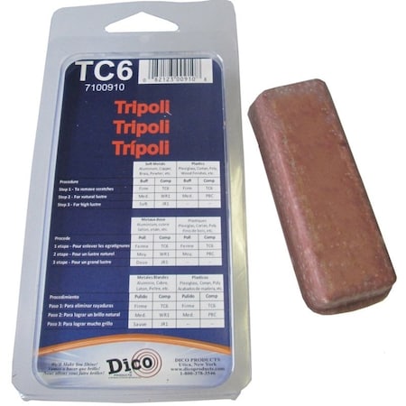 DICO 7100910 Buffing Compound, Tripoli, Brown