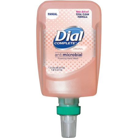DIAL DIA16670 40.6 fl oz (1200 mL) Complete Antibacterial Foaming Hand Wash -