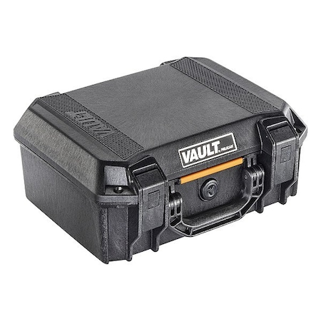 PELICAN V200C Pelican V200C Case, 15x13x6, w/Foam, Blk