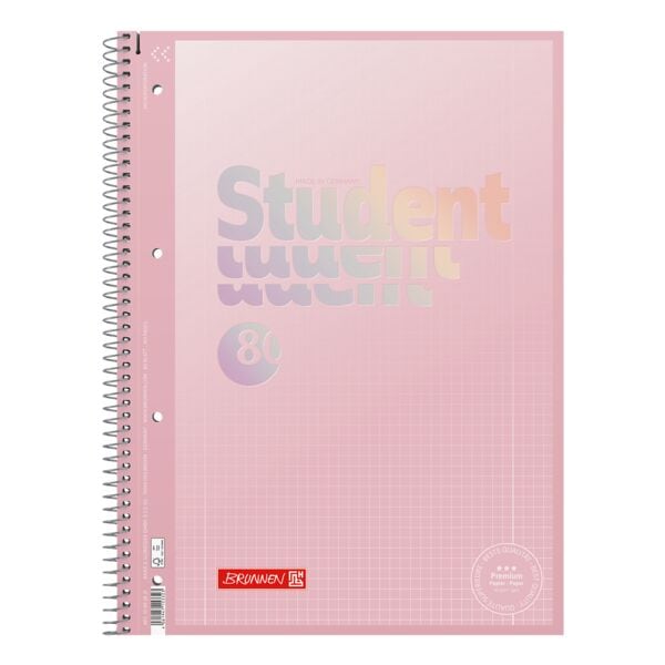 Brunnen Collegeblock »Premium Studen« A4 Lineatur 28 rosa Image