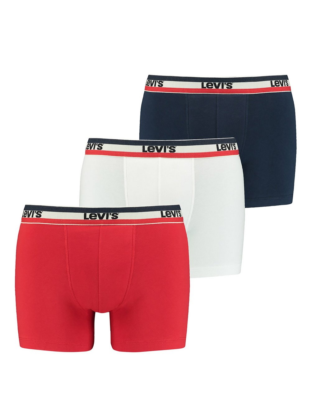 Levi's Boxershort 3er Pack Herren mehrfarbig, L Image