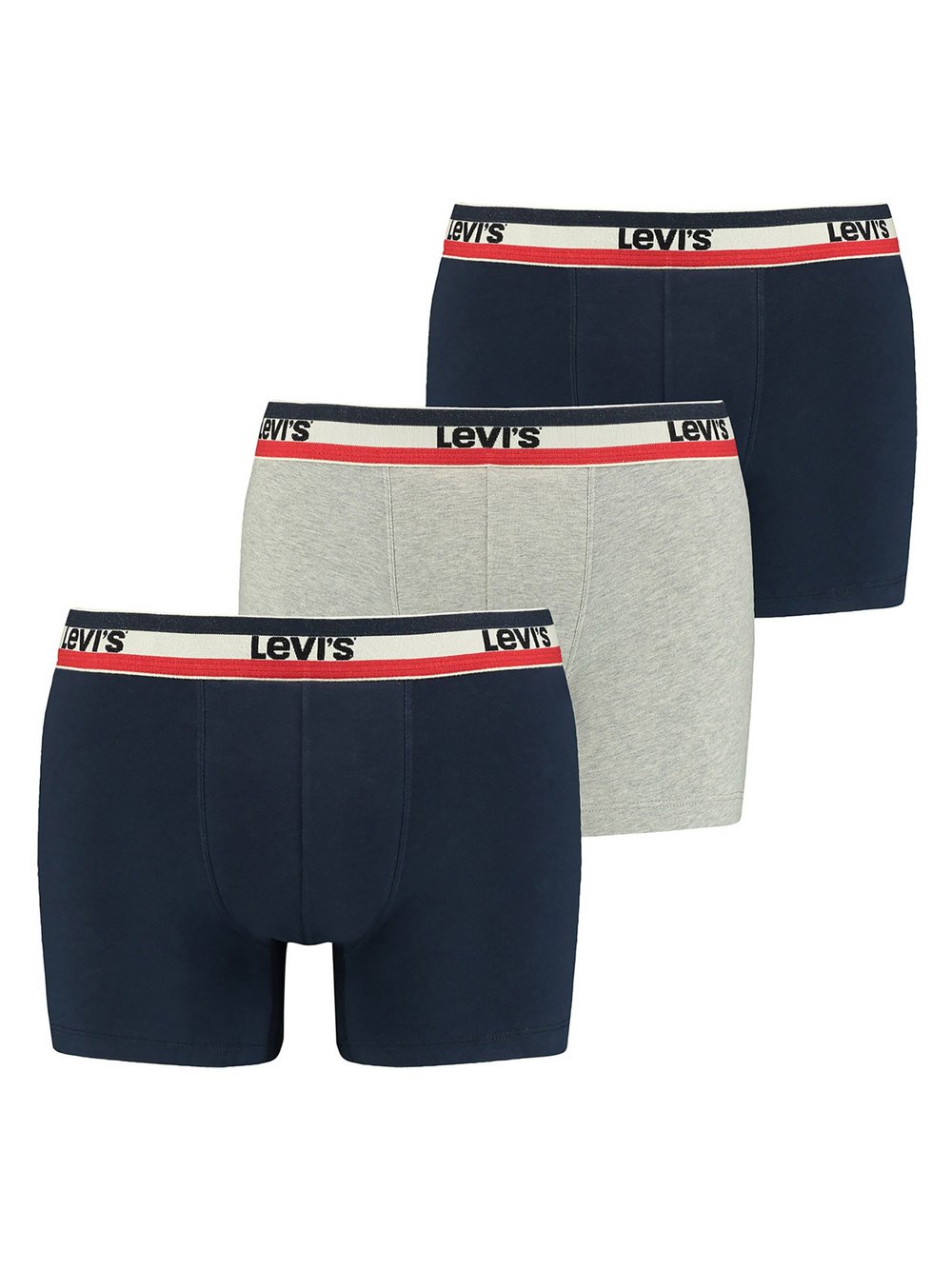 Levi's Boxershort 3er Pack Herren mehrfarbig, XXL Image