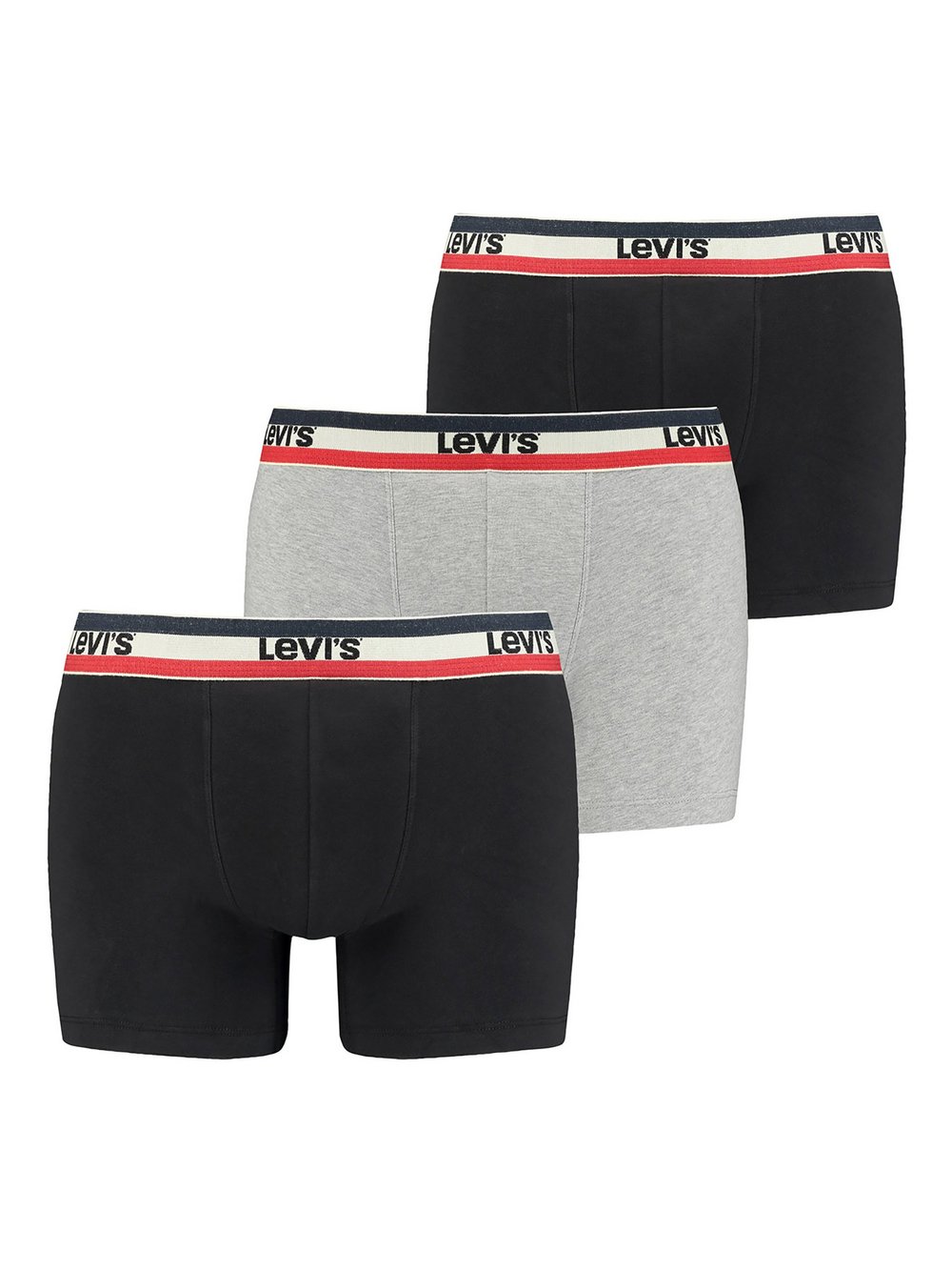 Levi's Boxershort 3er Pack Herren mehrfarbig, XXL Image