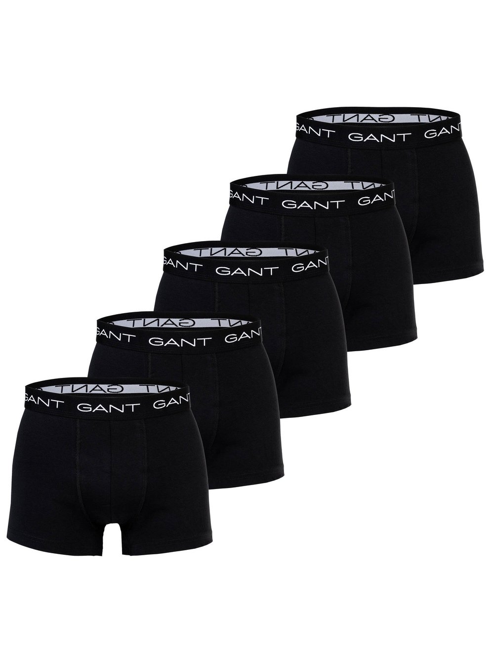 Gant Boxershort 5er Pack Herren schwarz, L Image