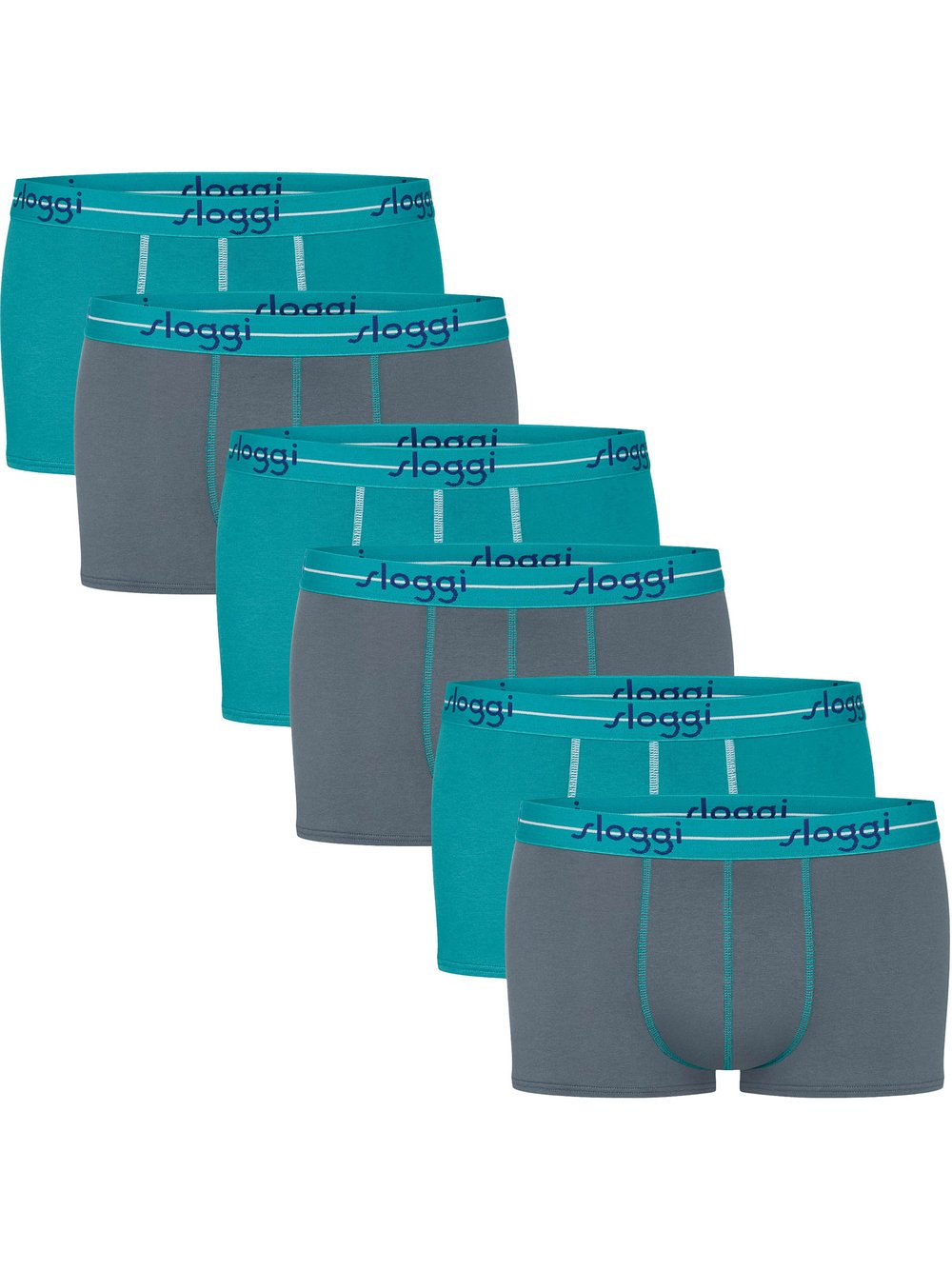 sloggi Retro Pants Herren türkis, 4 Image
