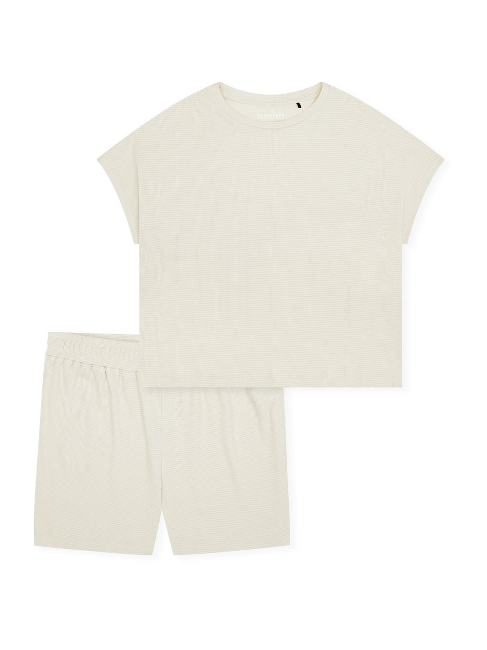 Schiesser Pyjama Damen weiß, 48 Image