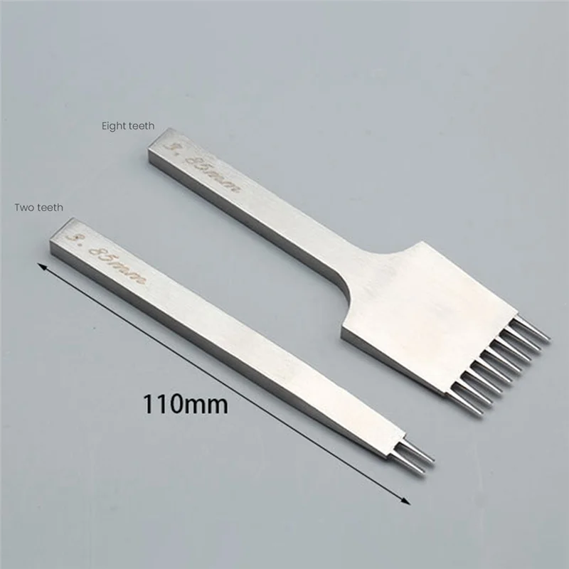 AT16 Hochwertiger Ledermeißel im französischen Stil, Stechenisen, Druckstahl, Leder-Stanzwerkzeug, Politur – 3,85 mm Image