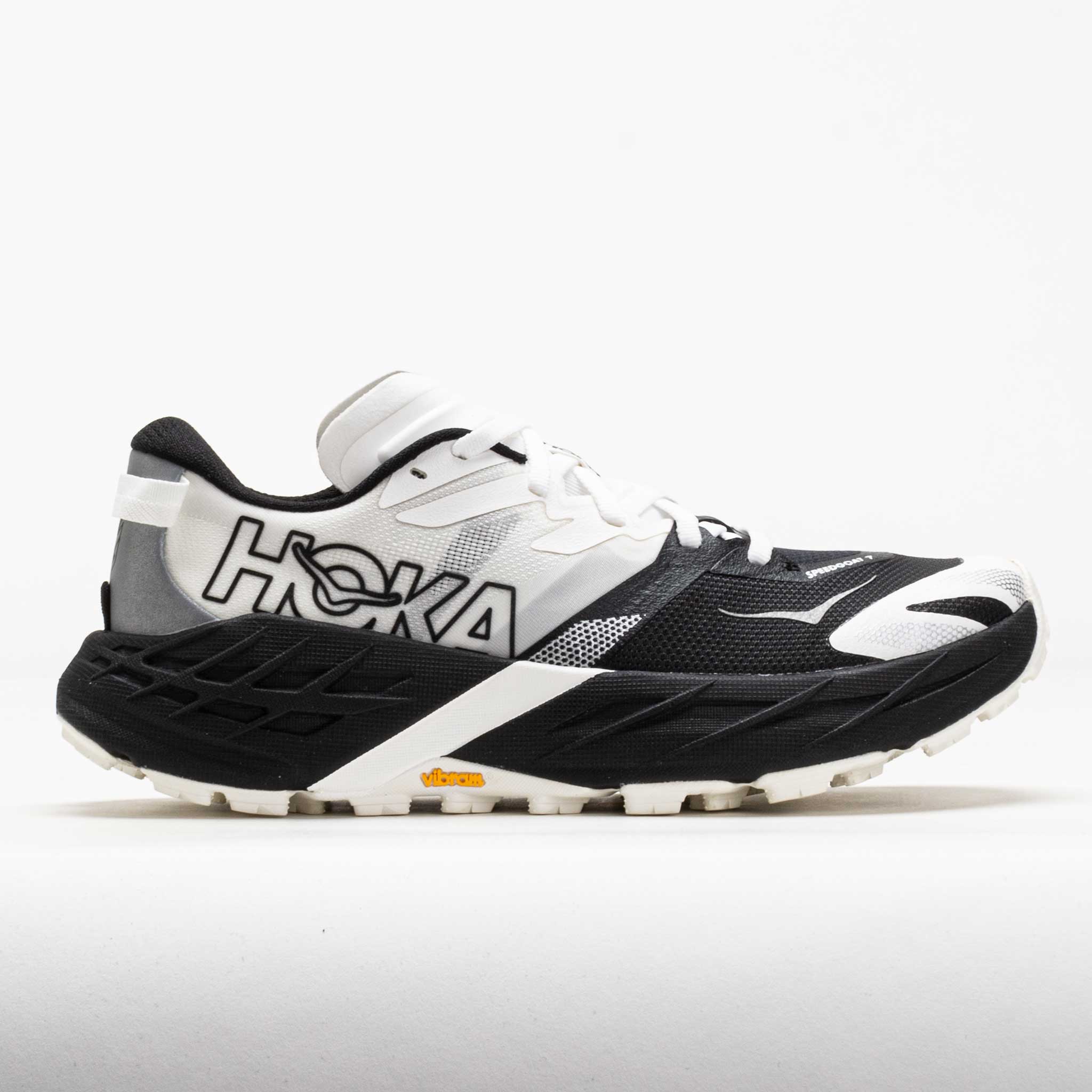 HOKA Speedgoat 7 Women's Trail Running Shoes Black/White