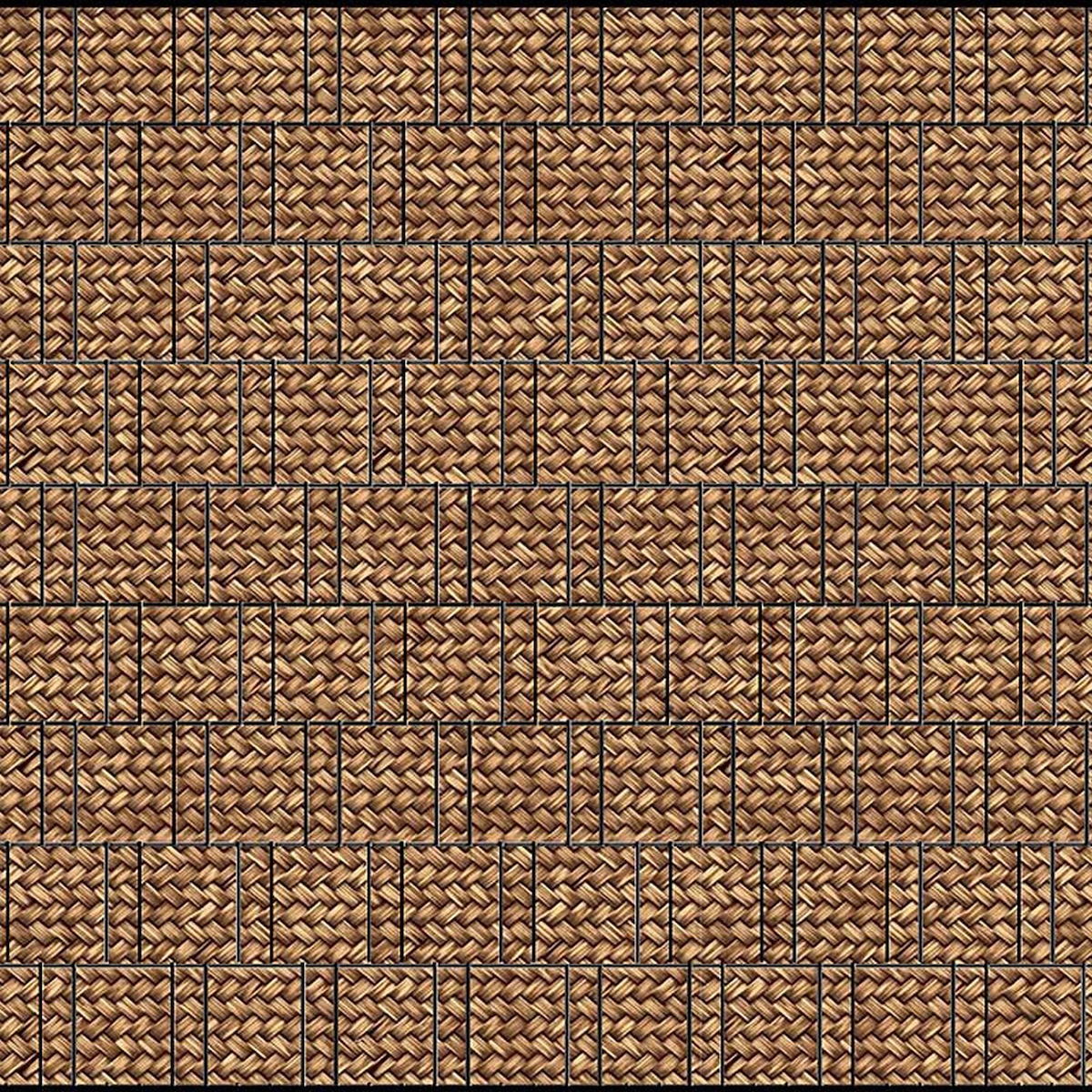 zaun|zu® Sichtschutz Geflecht bedruckter Sichtschutz 2,5m x 2,0m Image