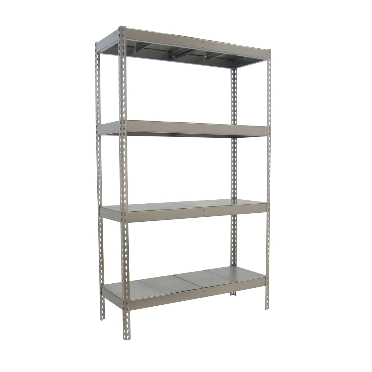 SimonRack Metallregal ohne Schrauben mit Simonforte -Metallschalen 4 Regale. Galva/Galva Farbe 2000x2100x750 mm Image