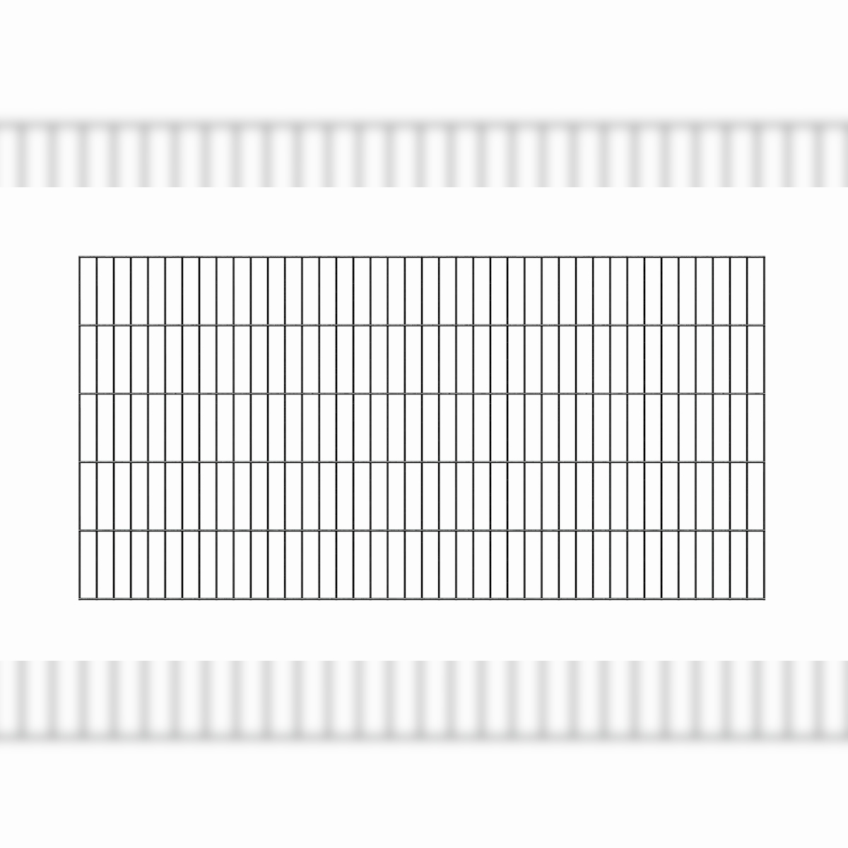 Alberts Doppelstabmattenzaun | verschiedene Längen und Höhen | kunststoffbeschichtet, Image