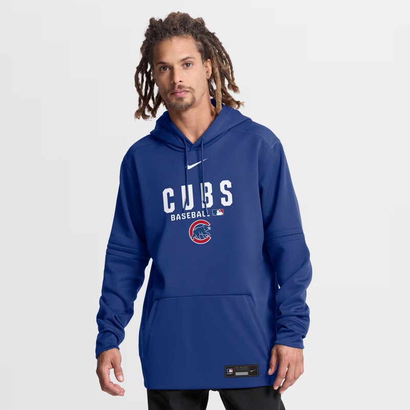 "Chicago Cubs Nike Authentic Therma Fleece Pullover Hoodie – Herren" Image