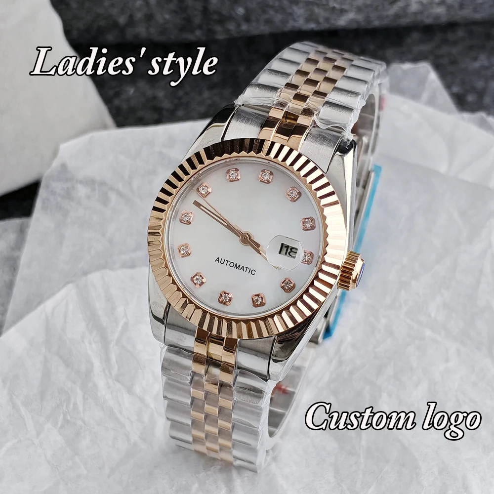 NH05 Uhr 30 mm Edelstahluhr Damenuhr individuelle Logo-Uhr NH05 Uhrwerk Image