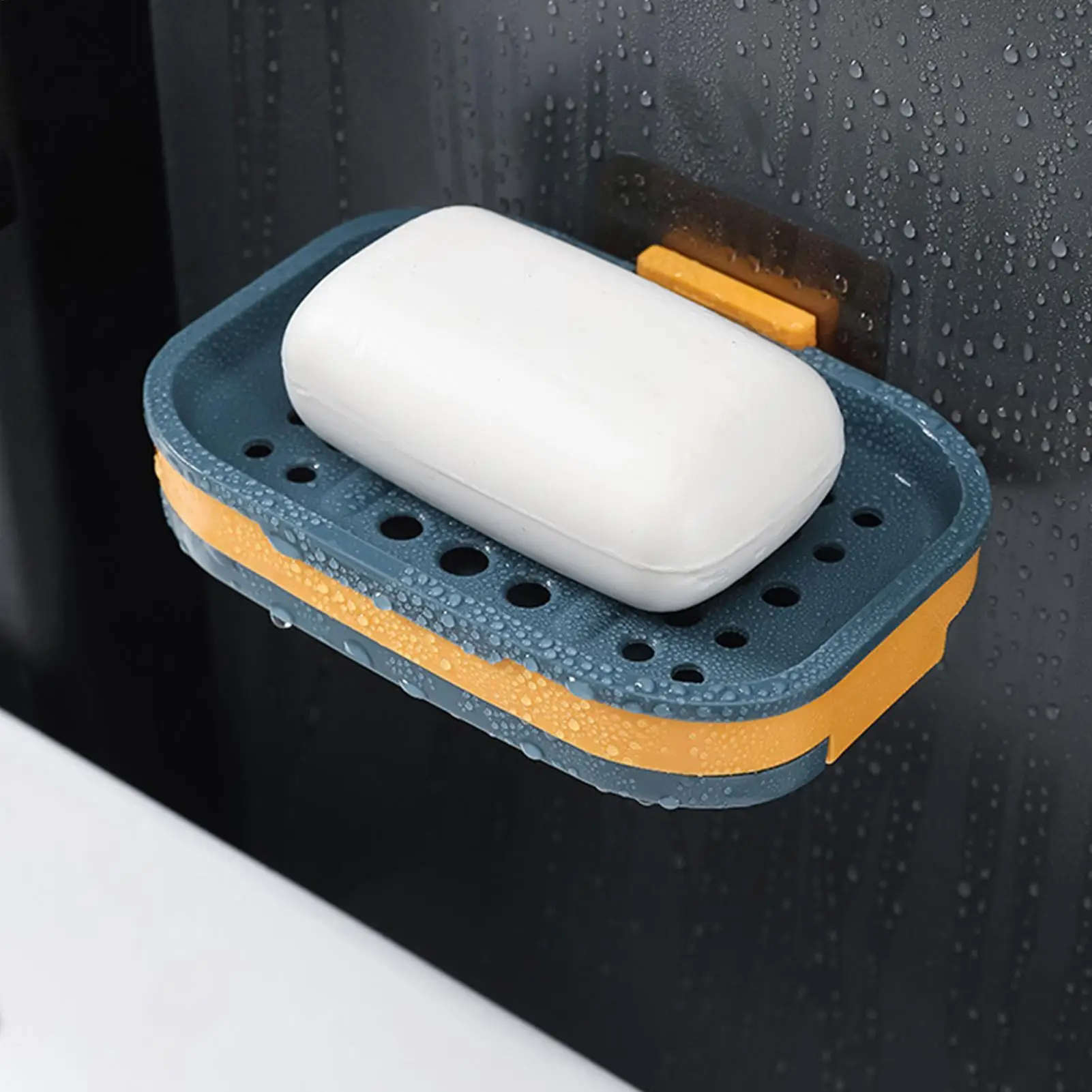 Seife Tablett Saugnapf Dusche Seifenschale Wand Montiert Ablassen Seife Saver Für Badezimmer Fliesen Seife Halter Bar Seife Schwamm Halten