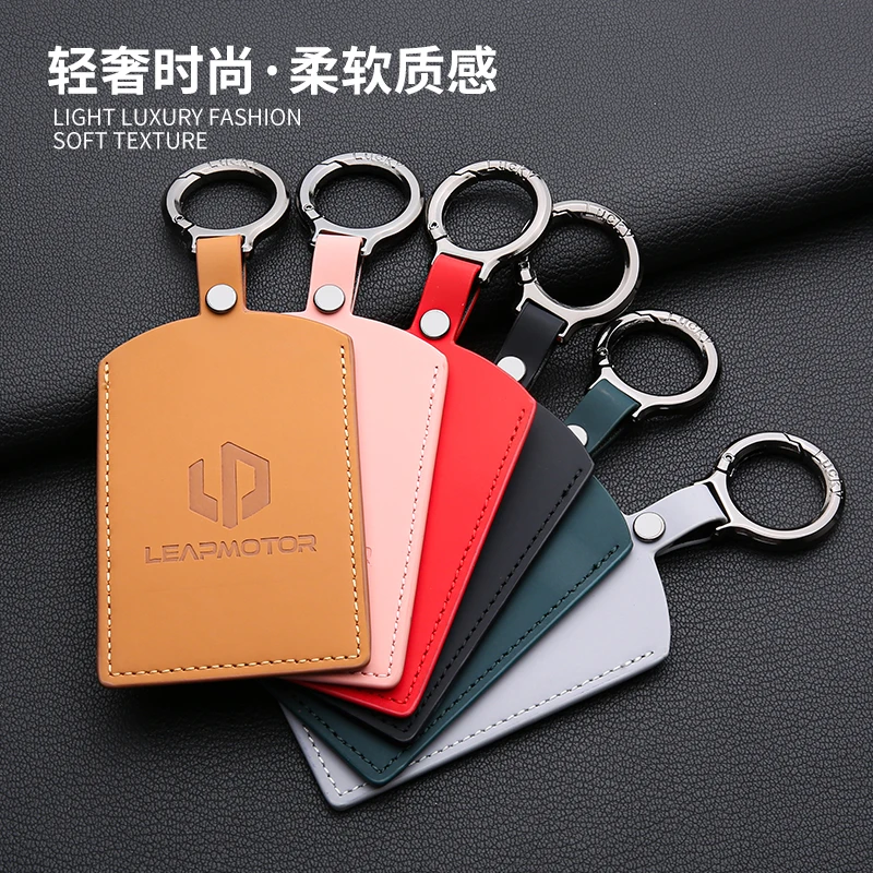 Auto Zubehör NFC Karte Remote Key Abdeckung Fall Für Leapmotor C10 C11 C16 Schutz Halter Shell Auto Schlüsselbund Image