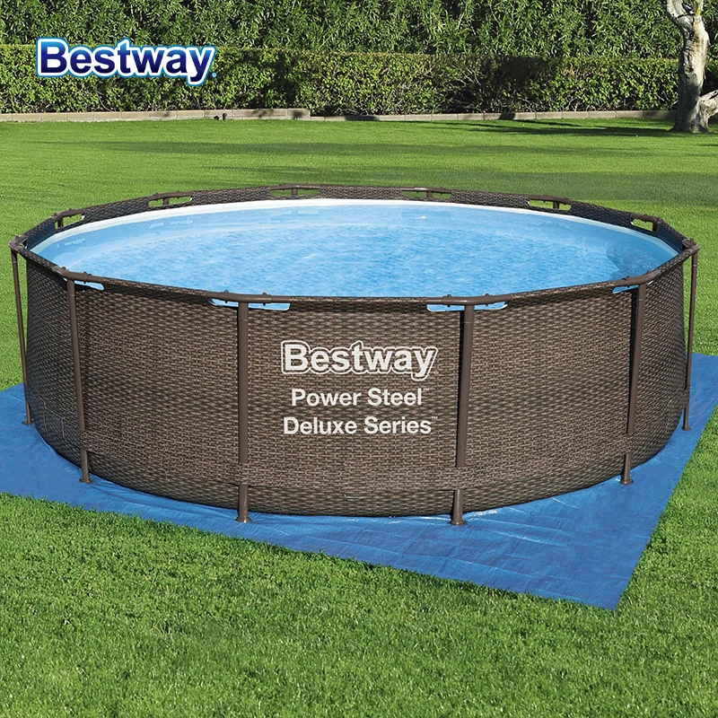 Bestway 58002 Poolbodentücher Verfügbare Bodenplane Poolmatten, Spa-Matten für Terrassenpools, Innenpools, Indoor-Spas Image