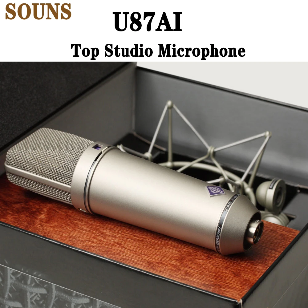 U87AI u87 ai Ultimate Studio Standard Mikrofon für Professionelle Studioaufnahmen Mikrofon für Instrumente Audio Broadcast Gesang Image